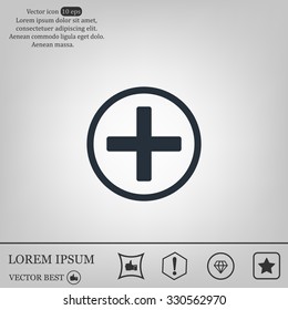 Medical cross icon
