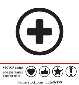 Medical cross icon