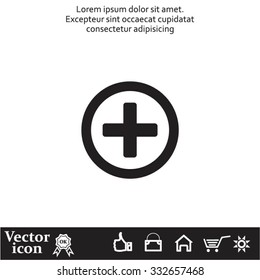 Medical cross icon