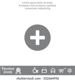 Medical cross icon