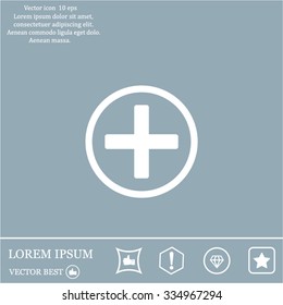 Medical cross icon