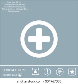 Medical cross icon