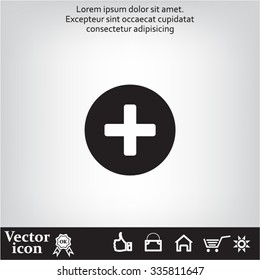 Medical cross icon