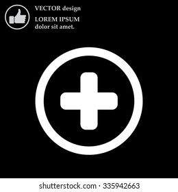 Medical cross icon