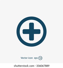 Medical cross icon