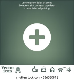 Medical cross icon