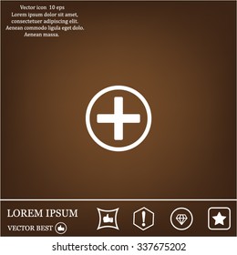 Medical cross icon
