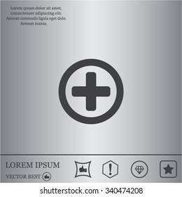Medical cross icon