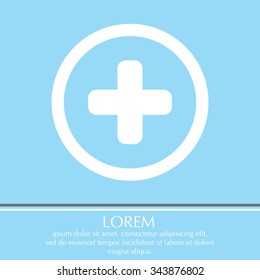Medical cross icon