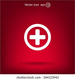 Medical cross icon
