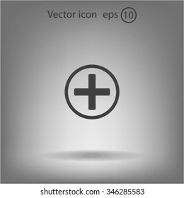 Medical cross icon