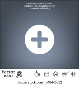 Medical cross icon