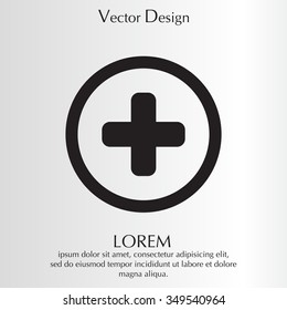 Medical cross icon