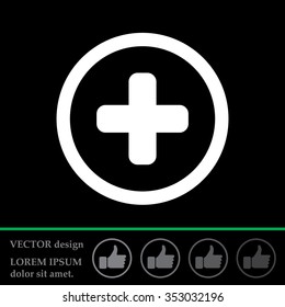 Medical cross icon