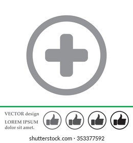 Medical cross icon