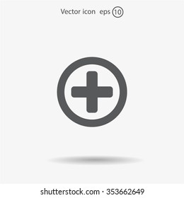 Medical cross icon