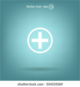 Medical cross icon