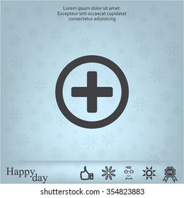Medical cross icon