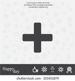 Medical cross icon