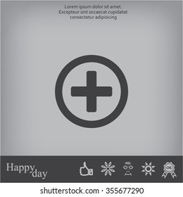 Medical cross icon