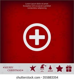 Medical cross icon