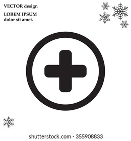 Medical cross icon