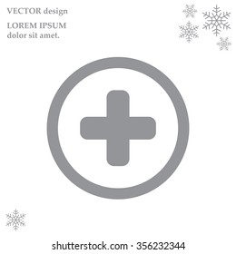 Medical cross icon