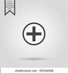 Medical cross icon