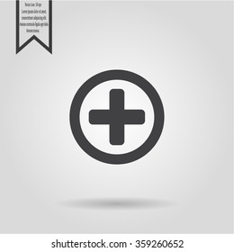 Medical cross icon