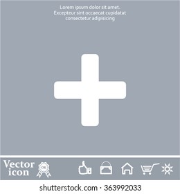 Medical cross icon