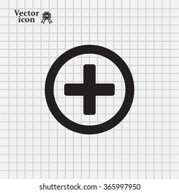 Medical cross icon