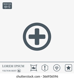 Medical cross icon