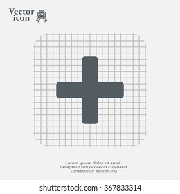 Medical cross icon