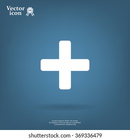 Medical cross icon