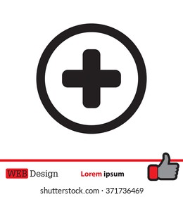 Medical cross icon