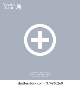 Medical cross icon