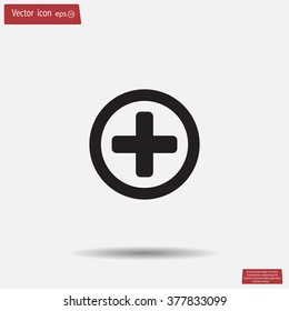 Medical cross icon
