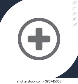 Medical cross icon