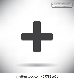 Medical cross icon