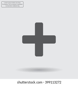 Medical cross icon
