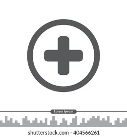 Medical cross icon