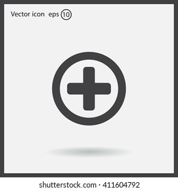 Medical cross icon