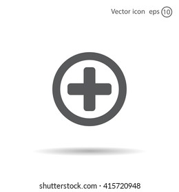Medical cross icon