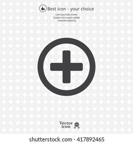 Medical cross icon
