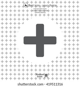 Medical cross icon