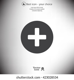 Medical cross icon