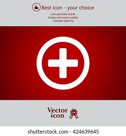 Medical cross icon