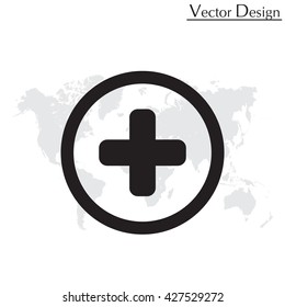 Medical cross icon