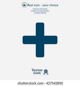 Medical cross icon