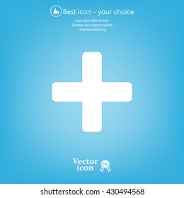 Medical cross icon